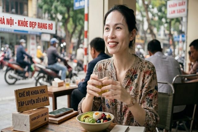 Giảm cân sao cho không bị hóp mặt?